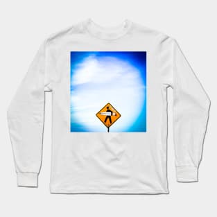 Surf Sign, La Jolla Beach, California. Long Sleeve T-Shirt